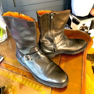 Ferragamo Men’s Leather Boots Size 9